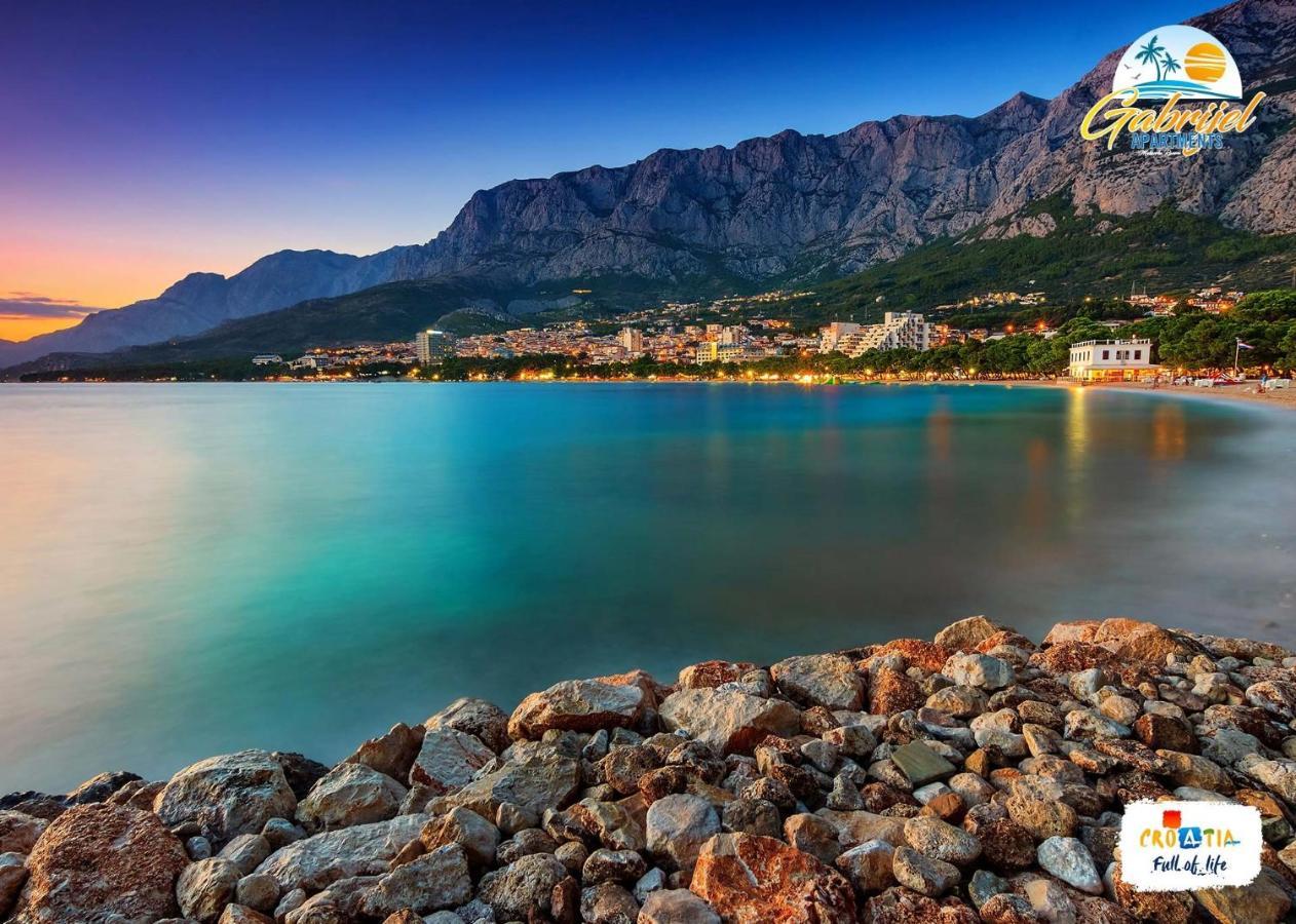 Gabrijel Apartments Makarska 1 Exteriör bild